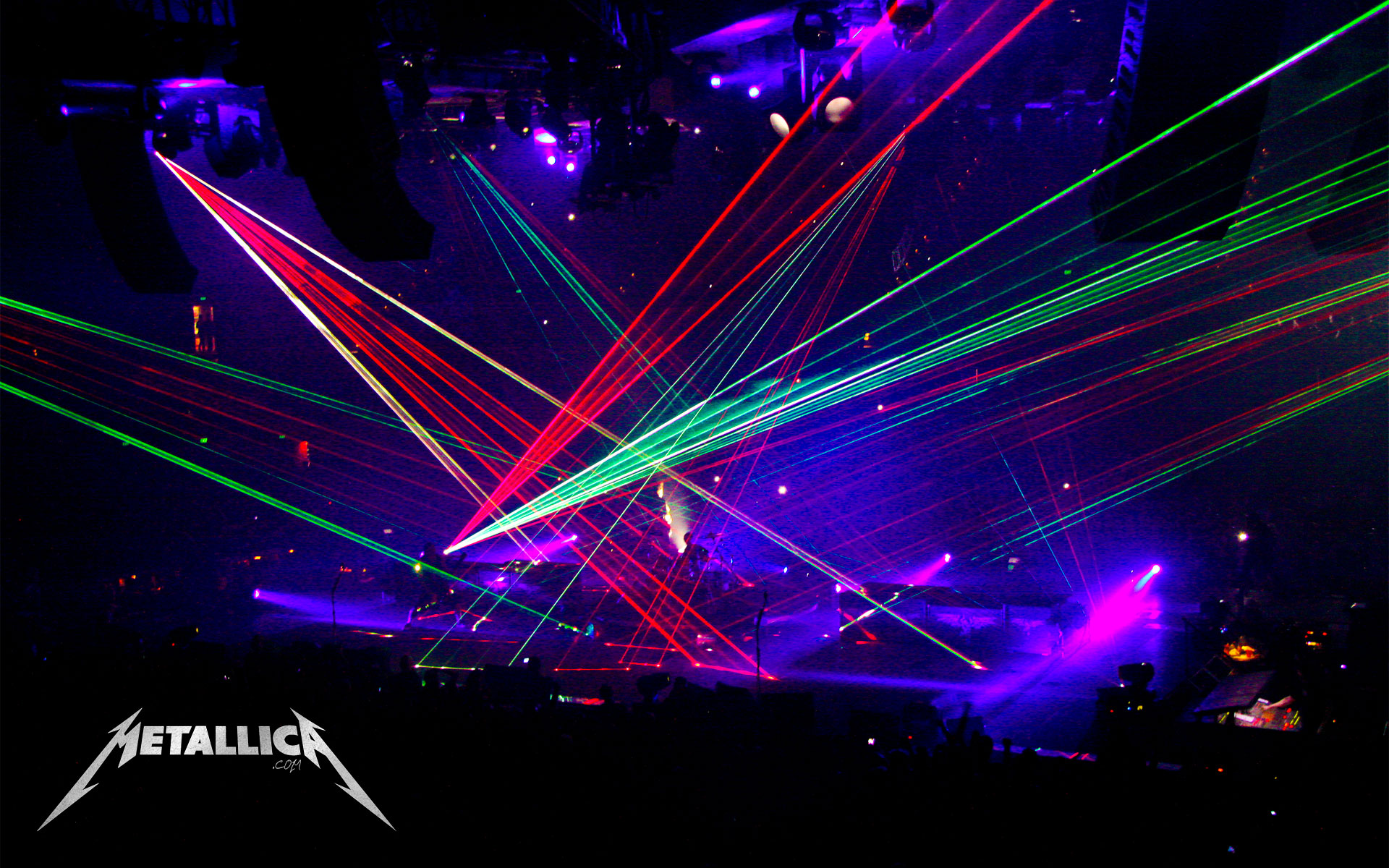 World Magnetic laser wallpaper