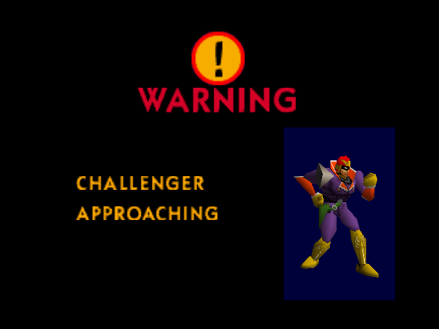 Challenger Approaching Captain Falcon (SSB64)
