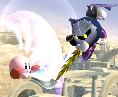 Kirby vs. Meta Knight gameplay (Brawl)