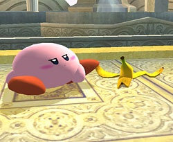 Super Smash Bros. Brawl Kirby tripping